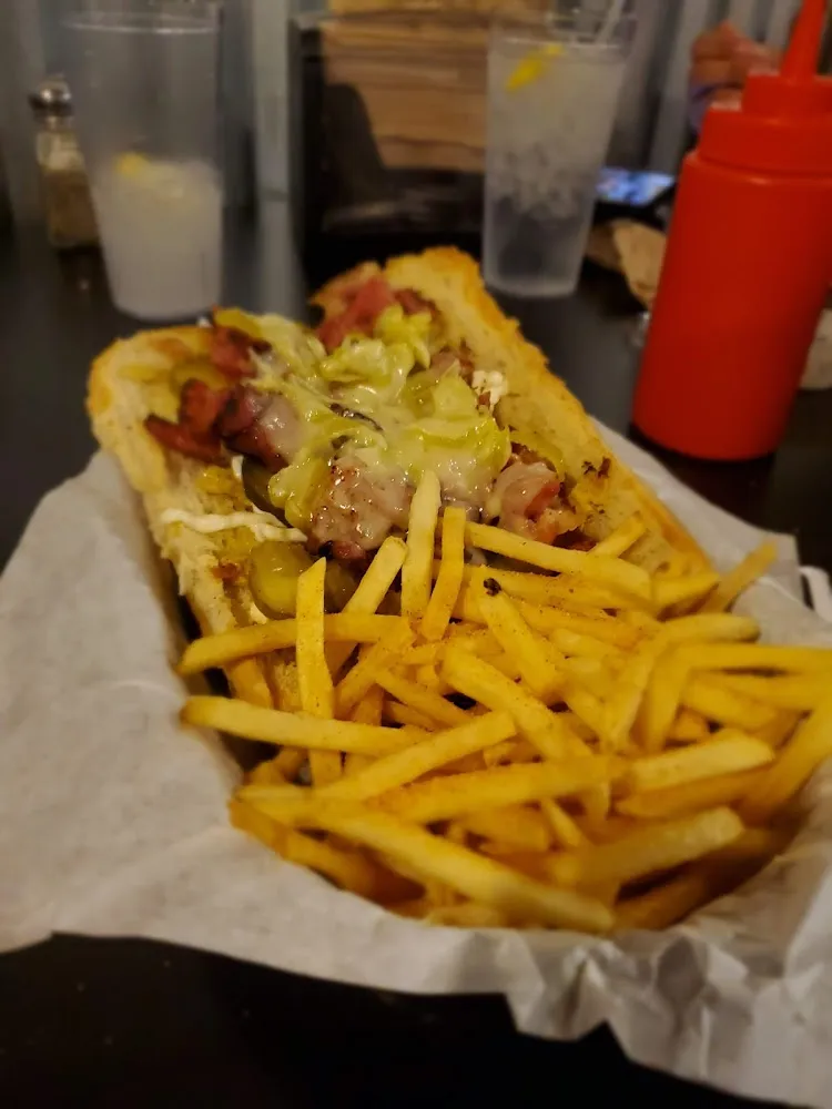 Hot Pastrami Sandwich