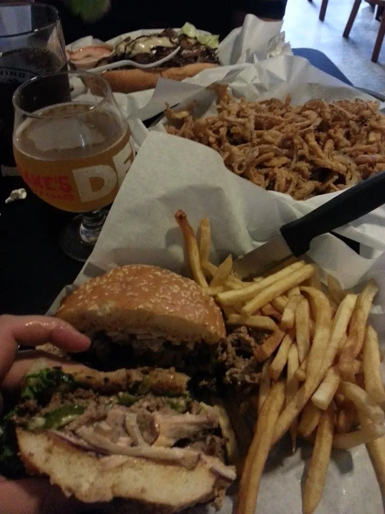 Jalapeño Burger and Fries